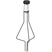 Lampy sufitowe - Wisząca lampa nad wyspę no. Vi 5140 Shilo modernistyczna kuchenna czarna - miniaturka - grafika 1