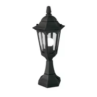 Lampy ogrodowe - Elstead Lighting Parish Mini Pedestal Lantern Black PRM4 BLACK Lampa stojąca ogrodowa słupek latarnia IP43 stylowa PRM4 BLACK ) - miniaturka - grafika 1