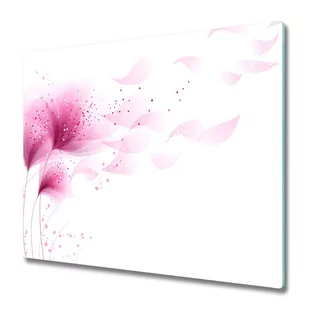 Deska kuchenna Różowy kwiat - Naklejki na drzwi i meble - miniaturka - grafika 1