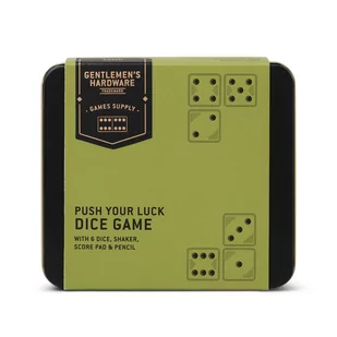 Gra w kości w puszce Push Your Luck Gentlemens Hardware - Akcesoria do gier planszowych - miniaturka - grafika 1