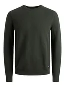 Swetry męskie - Jack & Jones Sweter "Emil" w kolorze ciemnoszarym - miniaturka - grafika 1