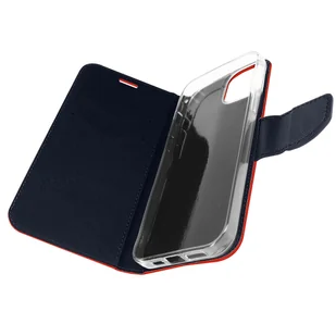 Folio iPhone 14 Plus Etui z uchwytem na karty Stojak wideo Dwukolorowy Czerwony - Etui i futerały do telefonów - miniaturka - grafika 1