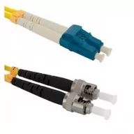 Patchcordy - Qoltec Optic Patchcord LC/UPC ST/UPC SM 9/125 G652D 5m 54070 - miniaturka - grafika 1