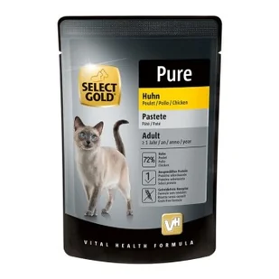 SELECT GOLD Adult Pure Kurczak 12x85 g - Mokra karma dla kotów - miniaturka - grafika 1