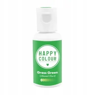 Dodatki do ciast w proszku - Barwnik olejowy do mas tłustych Happy Colour Grass Green zielony 20 ml - miniaturka - grafika 1
