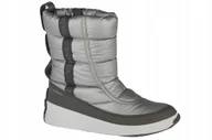 Buty sportowe damskie - Sorel Out N About Puffy MID (40) Damskie Śniegowce Nylon Szary Waterproof - miniaturka - grafika 1