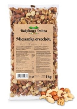 Mieszanka Orzechów 1 kg Orzechy MIX Naturalna Przekąska Idealne Do Ciast