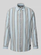 Koszule męskie - Koszula casualowa o kroju regular fit z efektem marszczenia - miniaturka - grafika 1