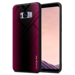 Pokrowiec Do Samsung Galaxy S8 PLUS w FIOLETOWO RÓŻOWY TPU Etui Ochronny Case Cover Obduowa Silikon Cadorabo - Etui i futerały do telefonów - miniaturka - grafika 1