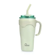Kubki termiczne - Kubek termiczny ze słomką Majestic Sport Jelly 650 ml zielony - miniaturka - grafika 1