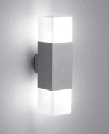 Lampy ścienne - Trio Leuchten Nowoczesna kwadratowa lampa ścienna stal zawiera LED - Hudson - miniaturka - grafika 1
