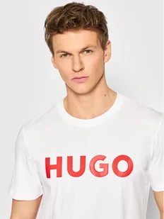 Hugo T-Shirt Dulivio 50467556 Biały Regular Fit - Koszulki męskie - miniaturka - grafika 1
