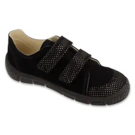 Buty dla dziewczynek - Befado sportowe dziecięce 908P003 czarne - miniaturka - grafika 1