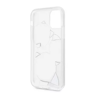Guess GUHCN58ROSTRT iPhone 11 Pro transparent hardcase Flower Desire Pink & White Rose - Etui i futerały do telefonów - miniaturka - grafika 4
