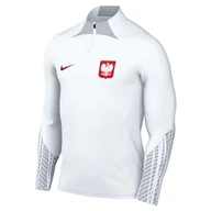 Koszulki męskie - Nike Męski top Pol Mnk Df Strk Dril Top K, White/Sky Grey/Sport Red, DH6459-100, XS - miniaturka - grafika 1