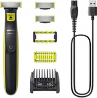 Trymery - Golarka Trymer Maszynka do golenia Philips OneBlade 3 ostrza 2 twarz 1ciało - miniaturka - grafika 1