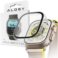 Akcesoria do smartwatchy - Obudowa ochronna z szkłem Alogy Protector Case 2w1 nakładka etui do Apple Watch Ultra 49mm Przezroczysta - miniaturka - grafika 1