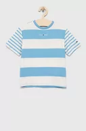 Koszulki dla chłopców - Tommy Hilfiger t-shirt dziecięcy kolor niebieski wzorzysty - miniaturka - grafika 1