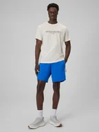 Spodenki męskie - 4F Spodenki dresowe męskie - niebieskie XXL - miniaturka - grafika 1