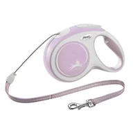 Smycze dla psów - Flexi Smycz New Comfort M linka 8m/ 20kg różowy - miniaturka - grafika 1