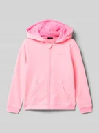 Bluzy dla dziewczynek - Bluza rozpinana z kapturem - miniaturka - grafika 1