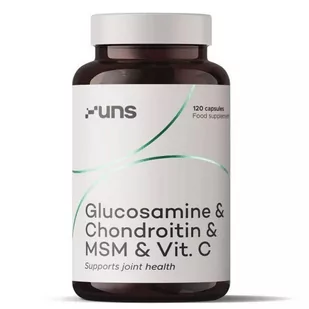 UNS Glucosamine&amp;Chondroitin&amp;Msm&amp;Vit. C 120caps - Witaminy i minerały dla sportowców - miniaturka - grafika 1