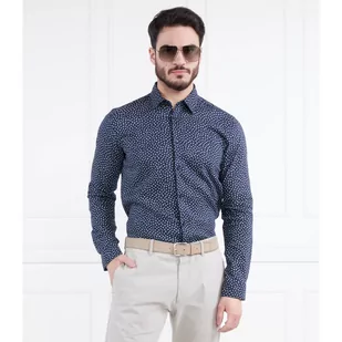 BOSS Lniana koszula Roger_F | Slim Fit - Koszule męskie - miniaturka - grafika 1