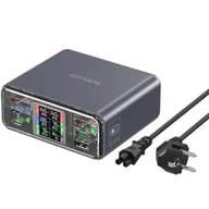 Ładowarki do telefonów - Stacja ładująca 4SMARTS Desk Charger Lucid GaN DiY 360W Szary - miniaturka - grafika 1