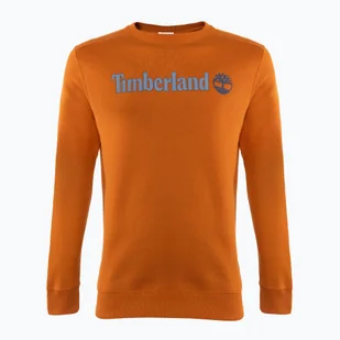Bluza męska Timberland Linear Logo Crew Neck umber - Bluzy męskie - miniaturka - grafika 1