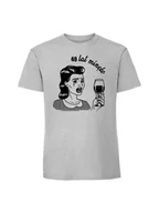 Koszulki i topy damskie - Męska koszulka z nadrukiem - 40 laT minęło kobieta płacz Pastelowy szary XL - miniaturka - grafika 1