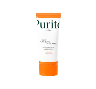 Purito Daily Soft Touch Sunscreen Codzienny krem przeciwsłoneczny z ceramidami SPF50+ PA++++ Mini 15 - Kremy do twarzy - miniaturka - grafika 1