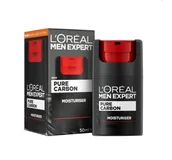 Kosmetyki do pielęgnacji twarzy męskie - L'Oreal Paris Men Expert Pure Carbon krem nawilżający dla mężczyzn z węglem aktywnym 50ml - miniaturka - grafika 1