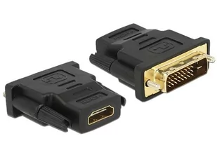 Delock ADAPTER DVI-D(M)(24+1)->HDMI(F) 65466 - Kable komputerowe i do monitorów - miniaturka - grafika 1