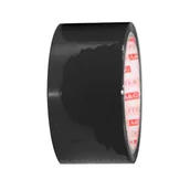 Taśmy klejące - Taśma pakowa A&G 48x50 czarna - miniaturka - grafika 1