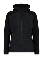 Kurtki i kamizelki sportowe damskie - CMP Kurtka hybrydowa w kolorze czarnym - miniaturka - grafika 1