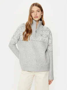 Guess Sweter W4PR1A Z3LQ0 Szary Regular Fit - Swetry damskie - miniaturka - grafika 1