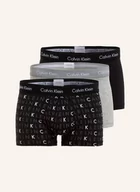 Majtki damskie - Calvin Klein Bokserki Cotton Stretch, 3 Szt. schwarz - miniaturka - grafika 1