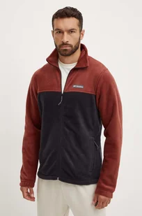 Columbia bluza sportowa Steens Mountain 2.0 kolor czerwony wzorzysta - Bluzy męskie - miniaturka - grafika 1