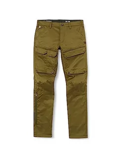 Spodnie męskie - G-STAR RAW Front Pocket Slim Cargo Spodnie Męskie Dżinsy, Dark Olive, 31W / 30L - grafika 1