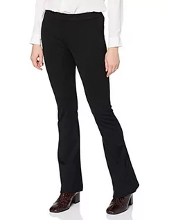 Spodnie damskie - VERO MODA Damskie spodnie Vmkamma Nw Flared Jersey Pant Noos, czarny, XS - grafika 1