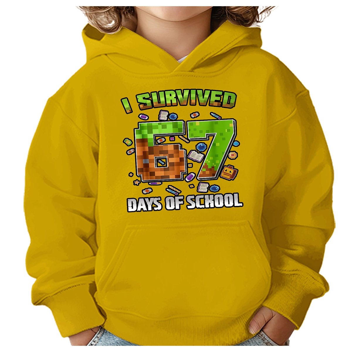 BLUZA DZIECIĘCA Z KAPTUREM 67 SIX SEVEN VIRAL 104 DLA DZIECKA PREZENT