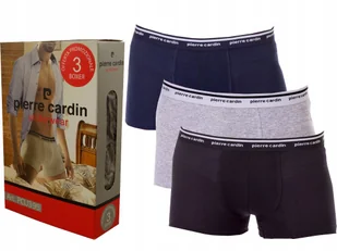 PIERRE CARDIN bokserki BAWEŁNA - 3 PARY 3pak - M - Majtki męskie - miniaturka - grafika 1