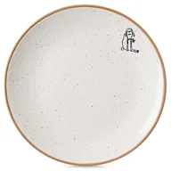 Talerze - Talerz deserowy ceramiczny beżowy 20cm ORION 129110 - miniaturka - grafika 1