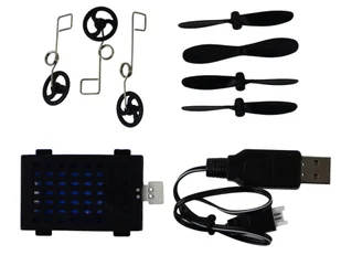 Samolot R/C 4D-G4 Światła Niebieski Czarny - Akcesoria i części modelarskie - miniaturka - grafika 5