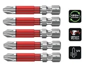 Bity - Wiha 7011t901 bity, T-bit PH1, 25 MM, 5 sztuki w pudełku - miniaturka - grafika 1