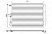 Chłodnice - Chłodnica klimatyzacji VALEO 822598 97606A5801 HYUNDAI - miniaturka - grafika 1