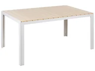 Stoły ogrodowe - Stół ogrodowy 150 x 90 cm beżowy COMO - miniaturka - grafika 1