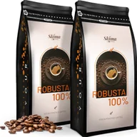 Kawa - Zestaw Kawa ziarnista 1kgX2 ROBUSTA 100% Świeżo Palona do ekspresu + GRATIS - miniaturka - grafika 1