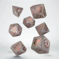 Akcesoria do gier planszowych - Q-Workshop Komplet kości: Dragons Dice Set - Quartz - miniaturka - grafika 1