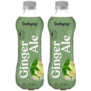2x SYROP SODAPOP BAR-EDITION GINGER IMBIROWY 500ml KONCENTRAT DO SATURATORA - Syropy i koncentraty owocowe - miniaturka - grafika 1